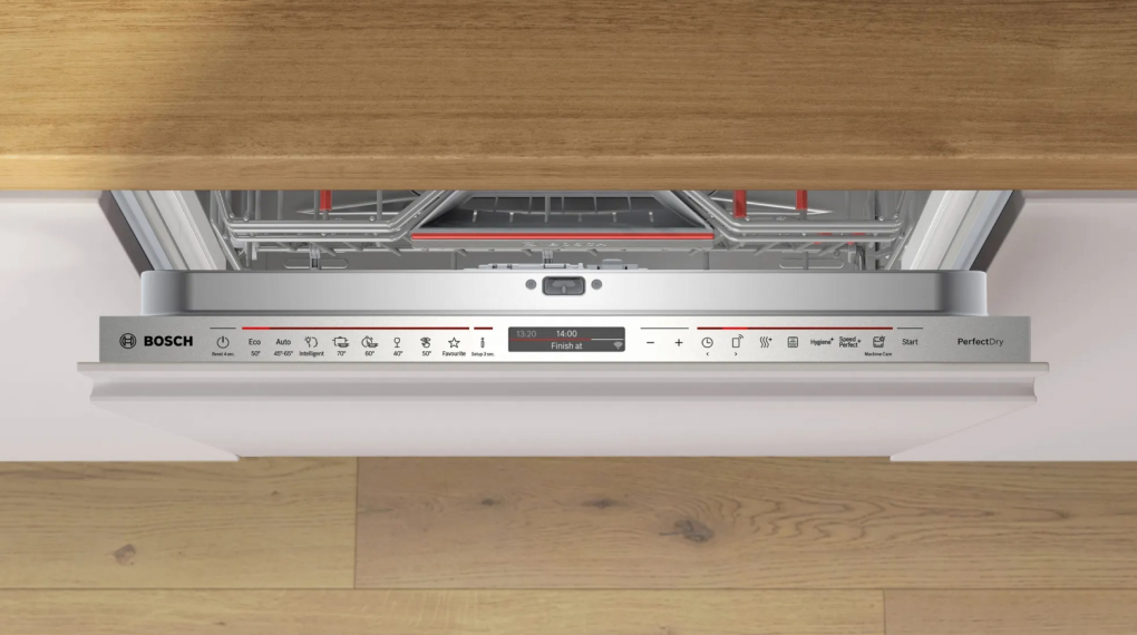 Máy rửa chén âm tủ Bosch SMV8TCX01E Serie 8 - Bảng điều khiển Máy rửa chén âm tủ Bosch SMV8TCX01E Serie 8