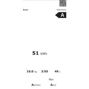 Máy giặt Bosch 10 kg WGB2560X0 Serie 8 6 Máy giặt Bosch 10 kg WGB2560X0 Serie 8