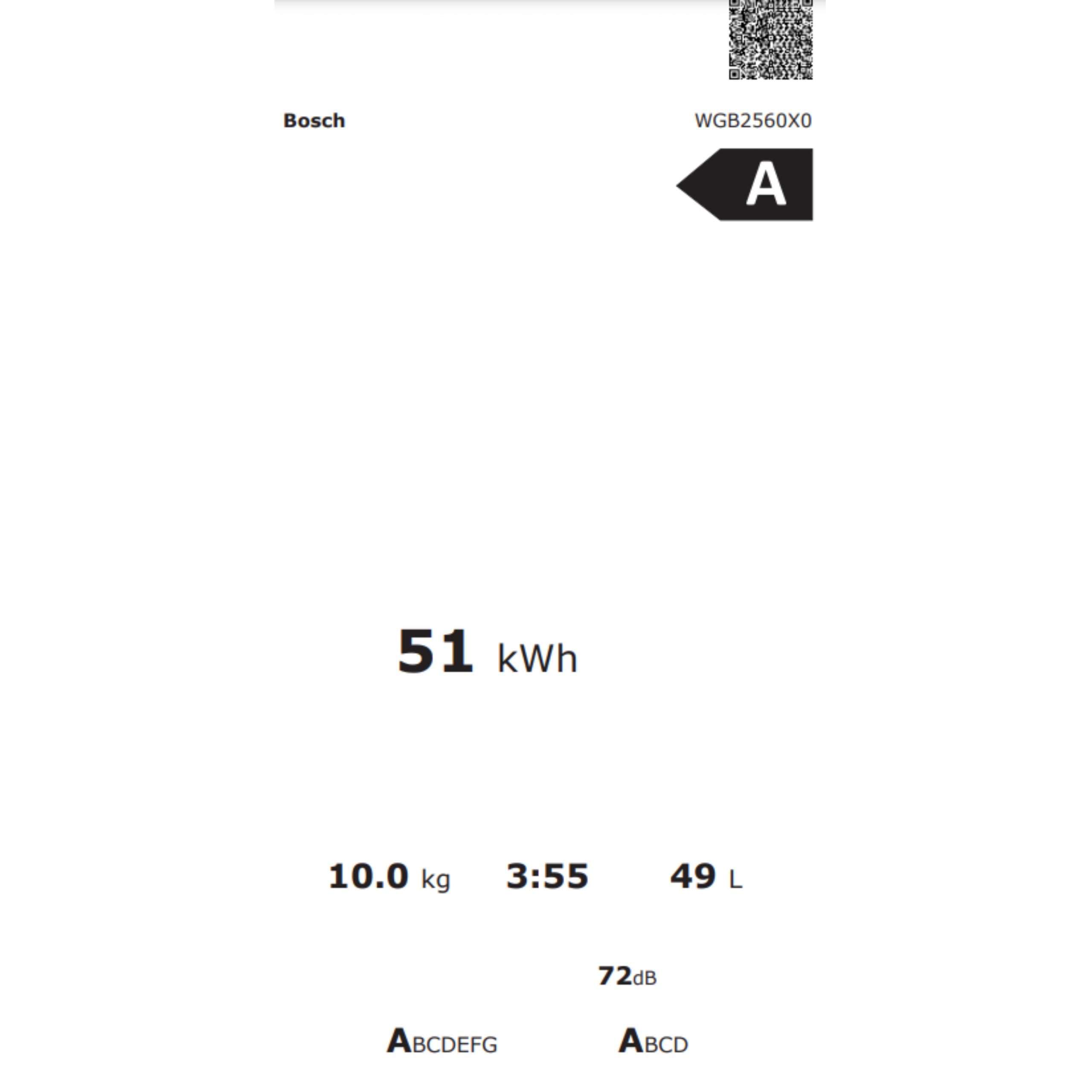 Máy giặt Bosch 10 kg WGB2560X0 Serie 8 Máy giặt Bosch 10 kg WGB2560X0 Serie 8