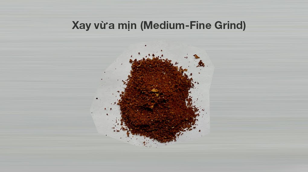 Các mức độ xay cà phê phổ biến mà bạn cần biết - Xay vừa mịn cac muc do xay ca phe pho bien ma ban can biet 7 Gia Dụng Đức Đà Nẵng