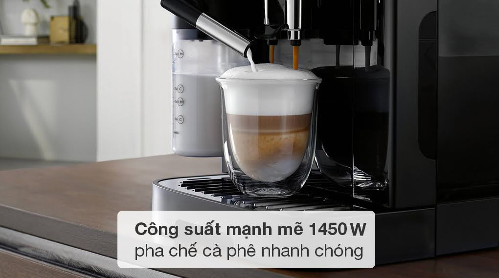 Máy pha cà phê tự động De’Longhi ECAM290.61 Magnifica Evo - Công suất tiêu thụ điện may pha ca phe tu dong delonghi ecam290 61 magnifica evo 9 Gia Dụng Đức Đà Nẵng