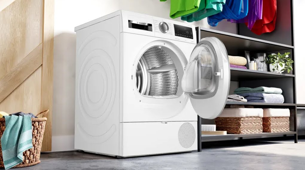 Máy sấy bơm nhiệt Bosch 8 kg WQG233C90 Serie 6 - Tổng quan thiết kế may say bom nhiet bosch 8 kg wqg233c90 serie 6 1 3 Gia Dụng Đức Đà Nẵng