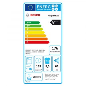 Máy sấy bơm nhiệt Bosch 8 kg WQG233C90 Serie 6 9 may say bom nhiet bosch 8 kg wqg233c90 serie 6 10 Gia Dụng Đức Đà Nẵng