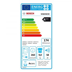 Máy sấy bơm nhiệt Bosch 9 kg WQB246CX0 Serie 8 10 may say bom nhiet bosch 9 kg wqb246cx0 serie 8 12 Gia Dụng Đức Đà Nẵng