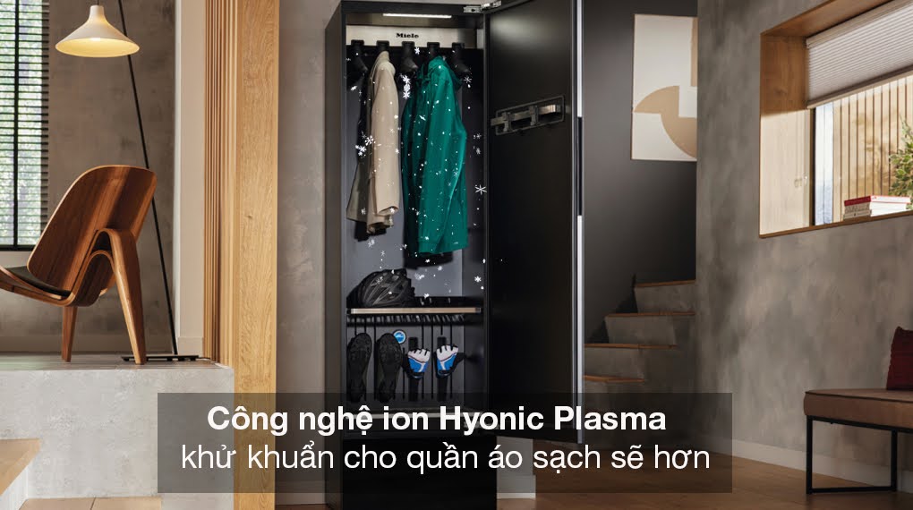 Tủ chăm sóc giặt sấy quần áo và giày Miele Aerium LC 860 WP - Công nghệ ion Hyonic Plasma tu cham soc giat say quan ao va giay miele aerium lc 860 wp 7 1 Gia Dụng Đức Đà Nẵng