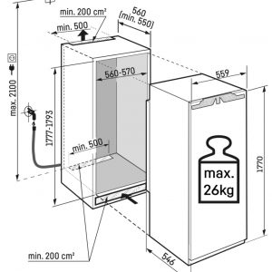 Tủ lạnh âm tủ Liebherr 296 lít IRBAd 5190 Peak BioFresh 17 tu lanh am tu liebherr 296 lit irbad 5190 1 Gia Dụng Đức Đà Nẵng