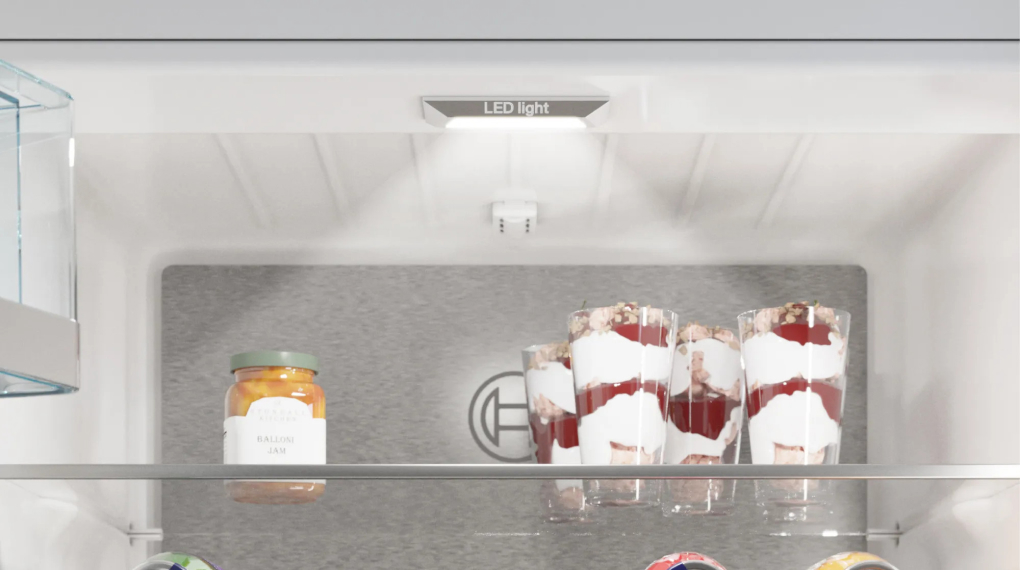 Tủ lạnh side by side Bosch 562 L KAD93ABEP Serie 6 - Đèn LED chiếu sáng đẹp mắt, tiết kiệm năng lượng Tủ lạnh side by side Bosch 562 L KAD93ABEP Serie 6