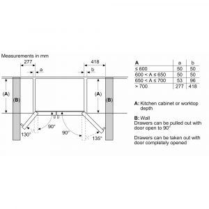 Tủ lạnh side by side Bosch 562 L KAD93ABEP Serie 6 11 tu lanh side by side bosch kad93abep 9 Gia Dụng Đức Đà Nẵng