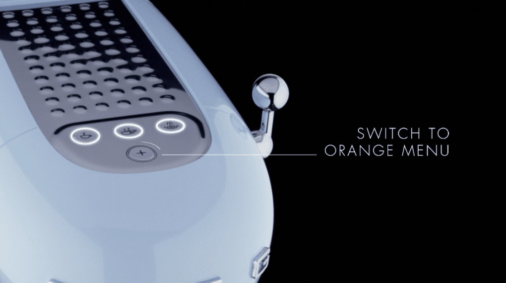 Máy pha cà phê bán tự động Smeg ECF02 - Chế độ pha lungo, pha cà phê với dung tích lớn GIF LONG ESSPE Gia Dụng Đức Đà Nẵng