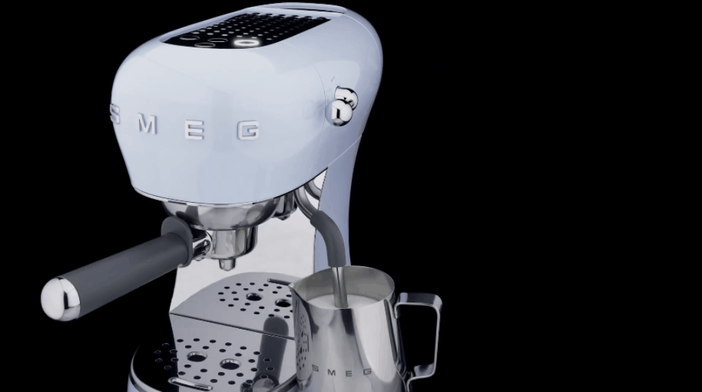 Máy pha cà phê bán tự động Smeg ECF02 - Vòi tạo bọt đa năng GIF VOI TAO BOT Gia Dụng Đức Đà Nẵng