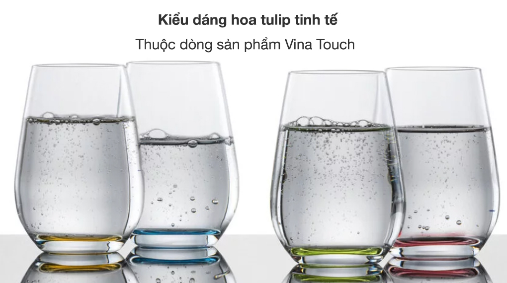 Bộ ly pha lê 6 món Schott Zwiesel 124141 Vina Touch 397 ml 11 Bộ ly pha lê 6 món Schott Zwiesel 124141 Vina Touch 397 ml - Kiểu dáng hoa tulip tinh tế