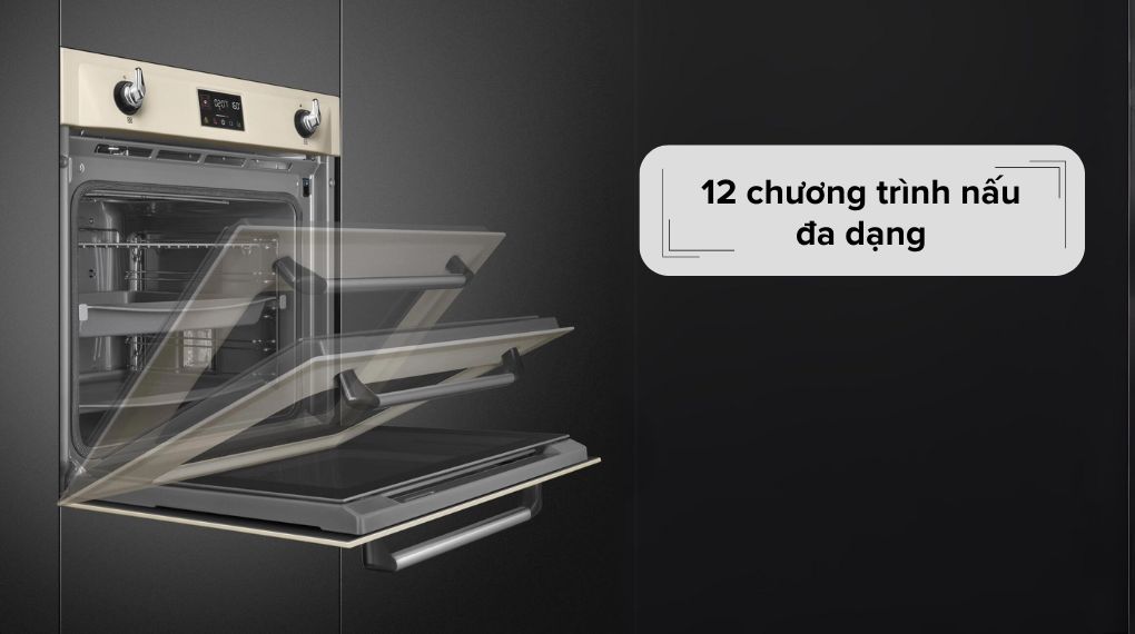 Lò nướng kèm hấp Smeg Victoria SOP6902S2P Âm tủ - 12 chương trình nấu chuong trinh 1 Gia Dụng Đức Đà Nẵng