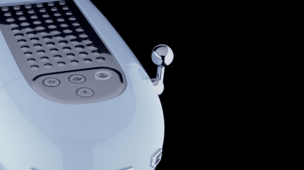 Máy pha cà phê bán tự động Smeg ECF02 - Bảng điều khiển cần gạc và nút bấm dễ thao tác gifit 1724642209274 Gia Dụng Đức Đà Nẵng