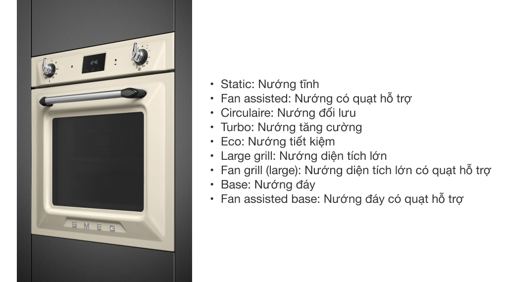 Lò nướng Smeg Victoria SOP6900T âm tủ