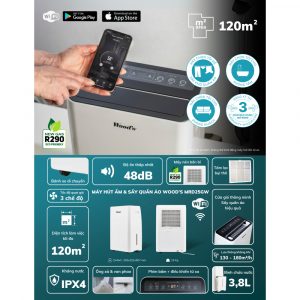 may hut am woods mrd25gw wifi 11 Gia Dụng Đức Đà Nẵng