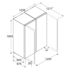 Tủ lạnh Side By Side Liebherr 676 lít XRFsf 5220-20 Plus NoFrost 14 tu lanh side by side liebherr 676 lit xrfsf 5220 plus nofrost 5 Gia Dụng Đức Đà Nẵng