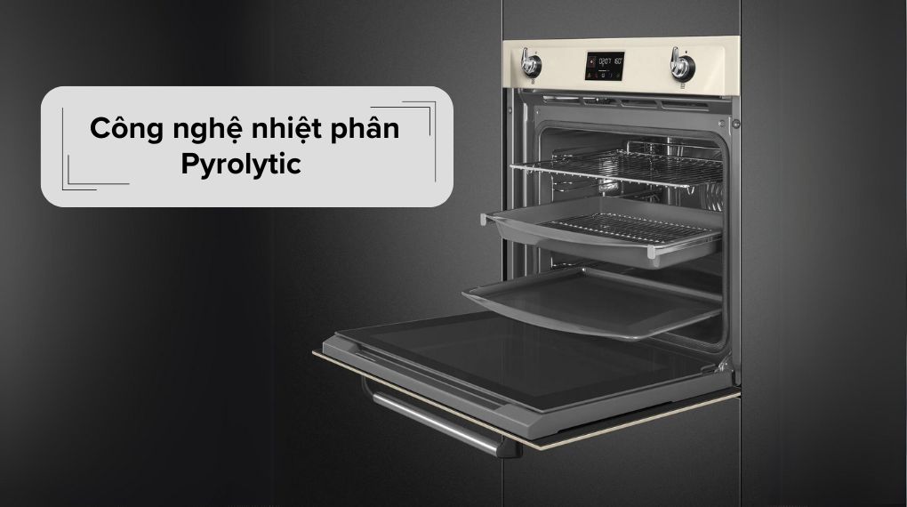 Lò nướng kèm hấp Smeg Victoria SOP6902S2P Âm tủ - Công nghệ nhiệt phân Pyrolytic ve sinh lo 1 Gia Dụng Đức Đà Nẵng