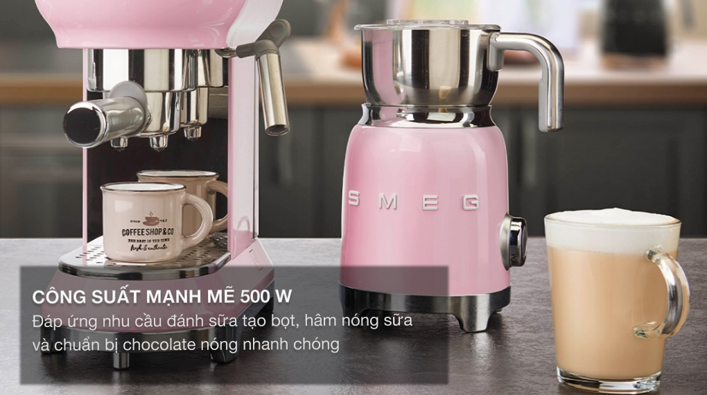 Máy tạo bọt sữa Smeg MFF11 - Công suất mạnh mẽ và đa dụng May tao bot sua Smeg MFF11 11 1 Gia Dụng Đức Đà Nẵng