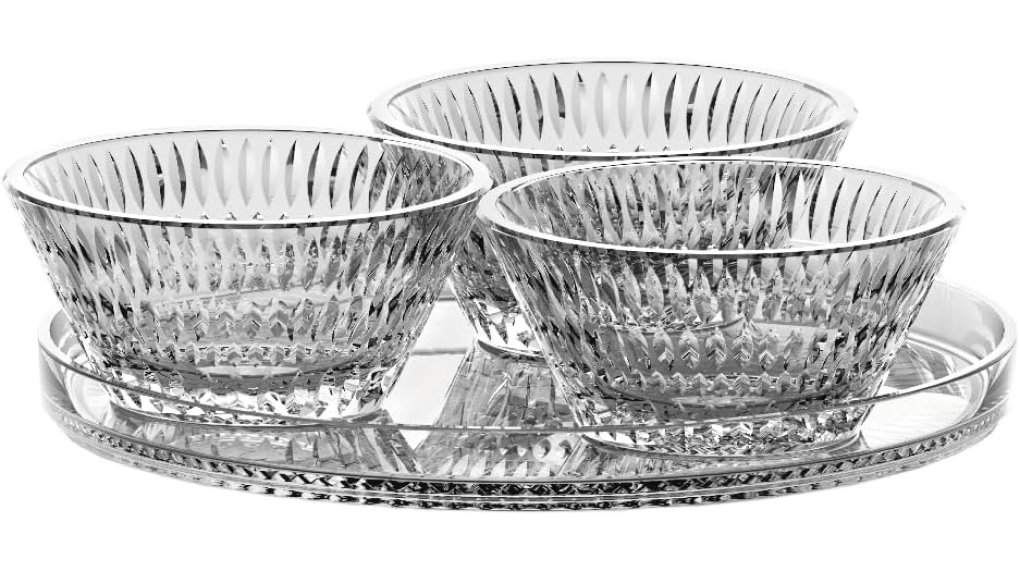 Bộ chén dĩa pha lê 4 món Nachtmann 105766 Ethno Serving Set Bộ chén dĩa pha lê 4 món Nachtmann 105766 Ethno Serving Set