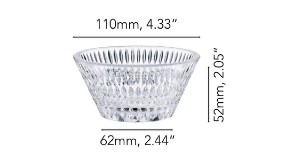 Bộ chén pha lê 4 món Nachtmann 105229 Ethno 11 cm - Kích thước sản phẩm bo bat pha le 4 mon nachtmann ethno 105229 10 Gia Dụng Đức Đà Nẵng