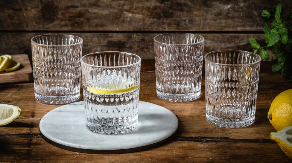 Bộ cốc pha lê 4 món Nachtmann 104251 Ethno Tumbler 304 ml - Ly pha lê tinh tế cho mọi loại đồ uống Bộ cốc pha lê 4 món Nachtmann 104251 Ethno Tumbler 304 ml