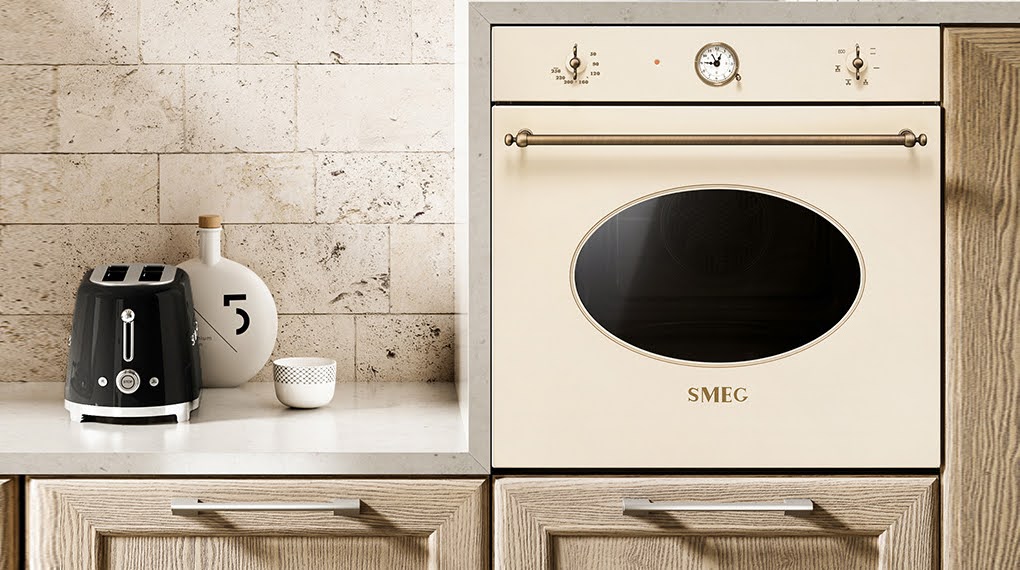 Lò nướng Smeg Coloniale SF800 âm tủ - Tổng quan thiết kế lo nuong smeg coloniale sf800 am tu 1 2 Gia Dụng Đức Đà Nẵng