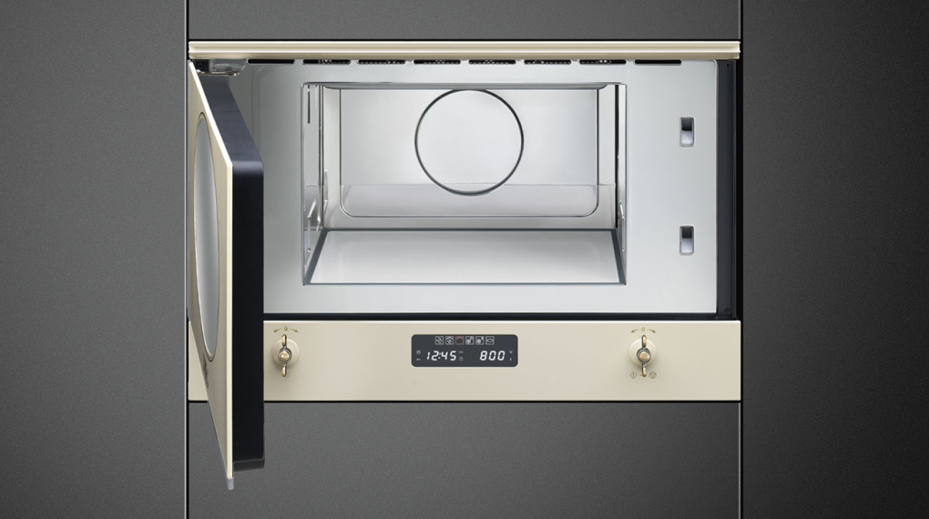 Lò vi sóng kèm nướng Smeg Coloniale MP822 âm tủ - Hệ thống làm mát tiếp tuyến Lò vi sóng kèm nướng Smeg Coloniale MP822 âm tủ