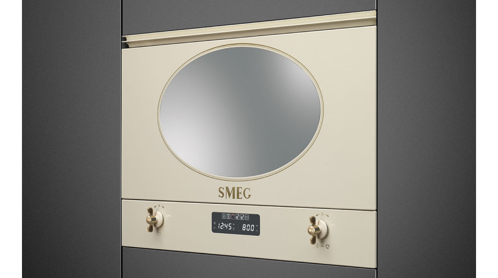 Lò vi sóng kèm nướng Smeg Coloniale MP822 âm tủ Lò vi sóng kèm nướng Smeg Coloniale MP822 âm tủ