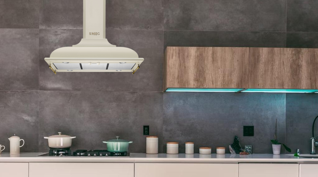 Máy hút mùi áp tường Smeg Cortina KCI19 - Phù hợp với nhiều đối tượng khách hàng Máy hút mùi áp tường Smeg Cortina KCI19