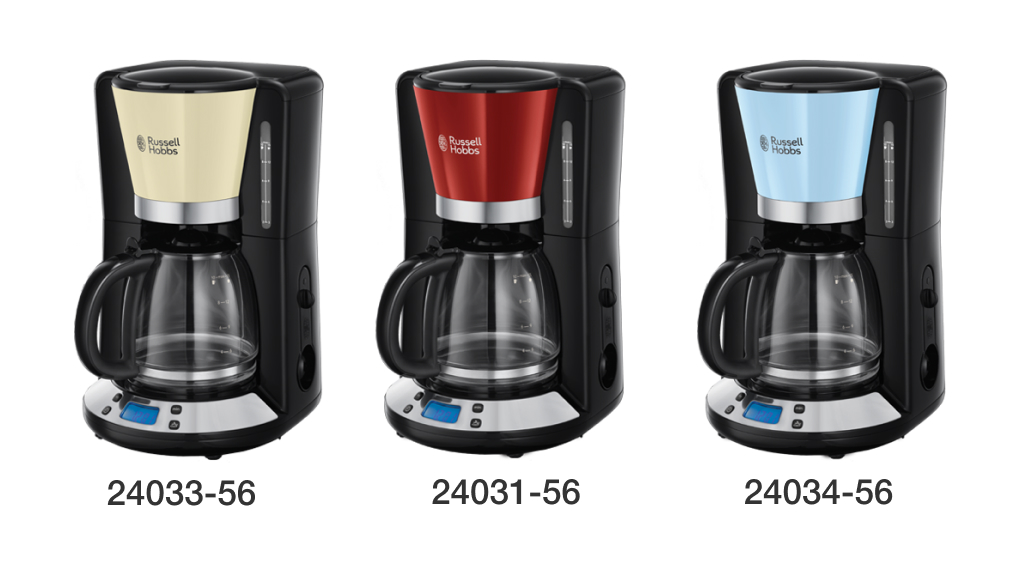 Máy pha cafe bán tự động Russell Hobbs 24033-56 Colours Plus - Tổng quan thiết kế hiện đại với 3 màu sắc thanh lịch may pha cafe ban tu dong russell hobbs 24033 56 colours plus 1 1 Gia Dụng Đức Đà Nẵng