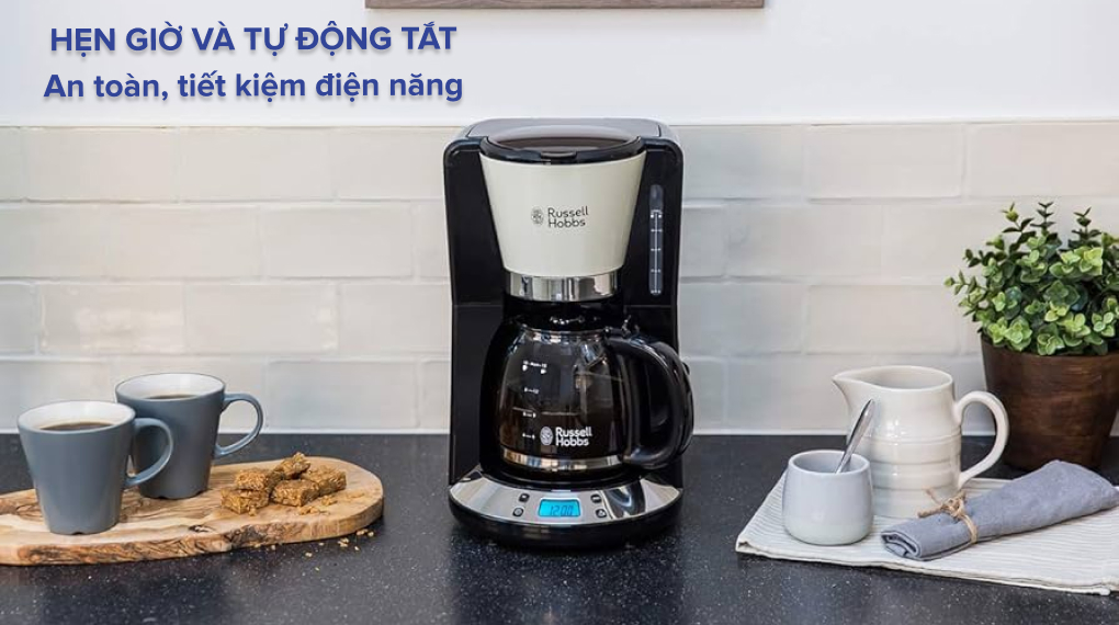 Máy pha cafe bán tự động Russell Hobbs 24033-56 Colours Plus - An toàn và tiết kiệm điện năng may pha cafe ban tu dong russell hobbs 24033 56 colours plus 5 1 Gia Dụng Đức Đà Nẵng