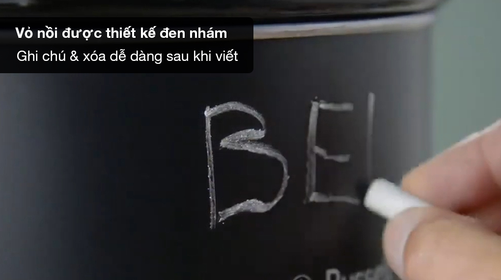 Nồi nấu chậm Russell Hobbs 3,5 lít 24180-56 Chalkboard - Vỏ nồi được thiết kế đen nhám