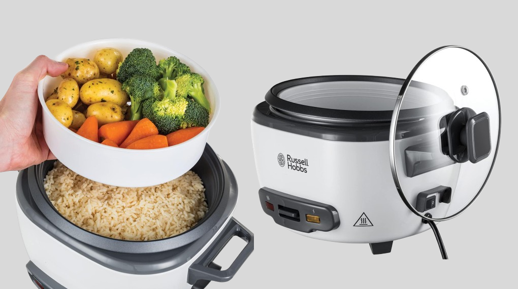 Nồi cơm điện nắp rời Russell Hobbs 2 lít 27040-56 - Tiện ích Nồi cơm điện nắp rời Russell Hobbs 2 lít 27040-56