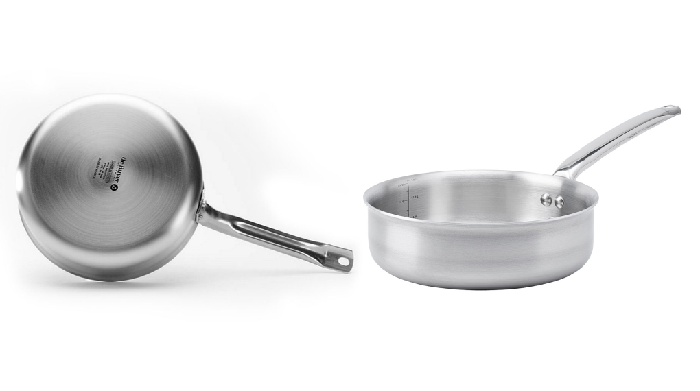 Chảo inox De Buyer 3602 Alchimy Straight sauté-pan - Thiết kế Chảo inox De Buyer 3602 Alchimy Straight sauté-pan