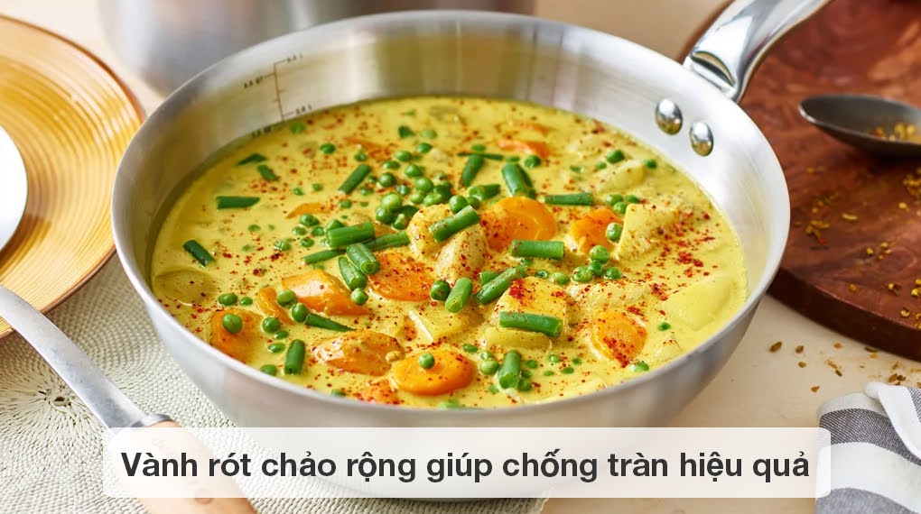 Chảo inox De Buyer 3603 Alchimy Round sauté-pan - Tiện ích đi kèm chao inox de buyer 3603 alchimy round saute pan 5 1 Gia Dụng Đức Đà Nẵng