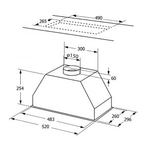 Máy hút mùi âm tủ Rosières RHG580/1IN/1 8 may hut mui am tu rosieres rhg580 1in 1 6 Gia Dụng Đức Đà Nẵng