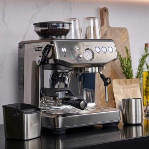 Máy pha cafe bán tự động Breville BES876 the Barista Express® Impress 14 may pha cafe tu dong breville bes876 876 the barista express impress 14 Gia Dụng Đức Đà Nẵng