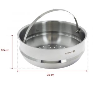 Xửng hấp inox De Buyer 3675.24 Affinity 24 cm 5 xung hap inox de buyer 3675 24 affinity 24 cm 02 Gia Dụng Đức Đà Nẵng