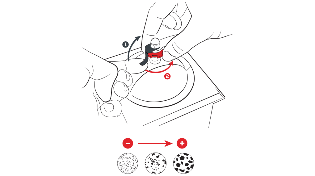 Cối xay cafe thủ công Peugeot 31152 Antique - Sử dụng lẫy và bánh răng điều chỉnh Cối xay cafe thủ công Peugeot 31152 Antique