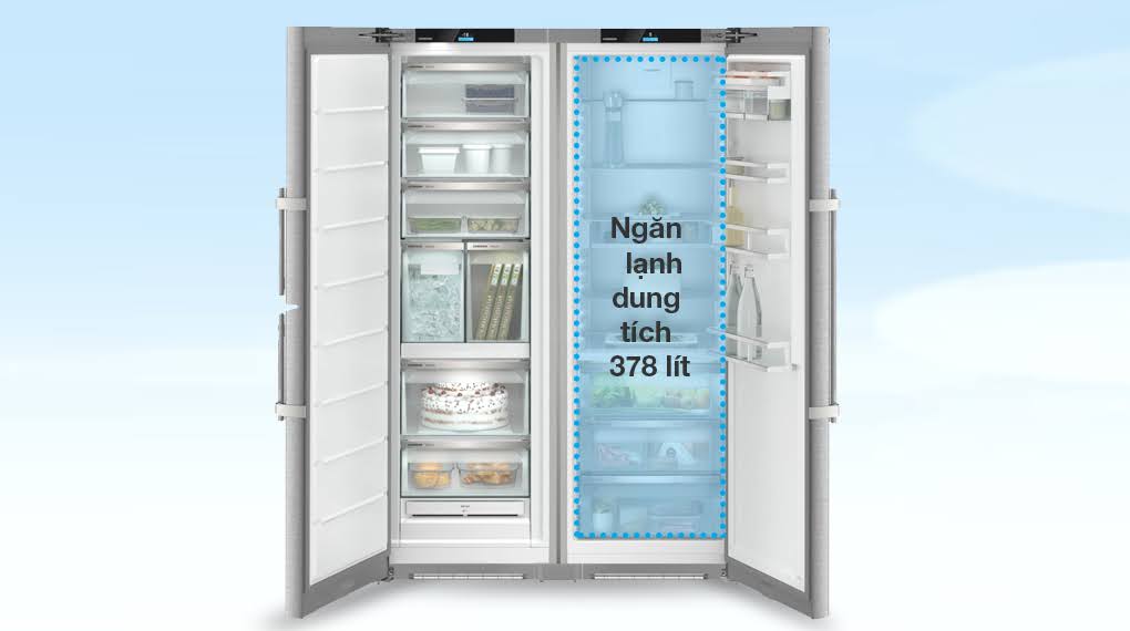 Tủ lạnh Liebherr 640 lít XRFsdh 5265 Prime BioFresh NoFrost - Ngăn lạnh combo tu lanh liebherr 640 lit xrfsdh 5265 prime biofresh nofrost 3 Gia Dụng Đức Đà Nẵng