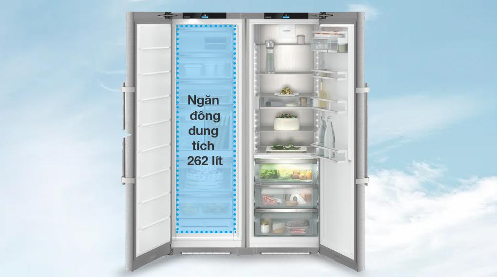 Tủ lạnh Liebherr 640 lít XRFsdh 5265 Prime BioFresh NoFrost - Ngăn đông combo tu lanh liebherr 640 lit xrfsdh 5265 prime biofresh nofrost 4 Gia Dụng Đức Đà Nẵng