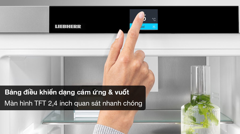 Tủ lạnh Liebherr 676 lít XRCsdh 5266 Prime BioFresh NoFrost-Thao tác nhanh chóng với bảng điều khiển cảm ứng hiện đại Tủ lạnh Liebherr 676 lít XRCsdh 5266 Prime BioFresh NoFrost-Thao tác nhanh chóng với bảng điều khiển cảm ứng hiện đại