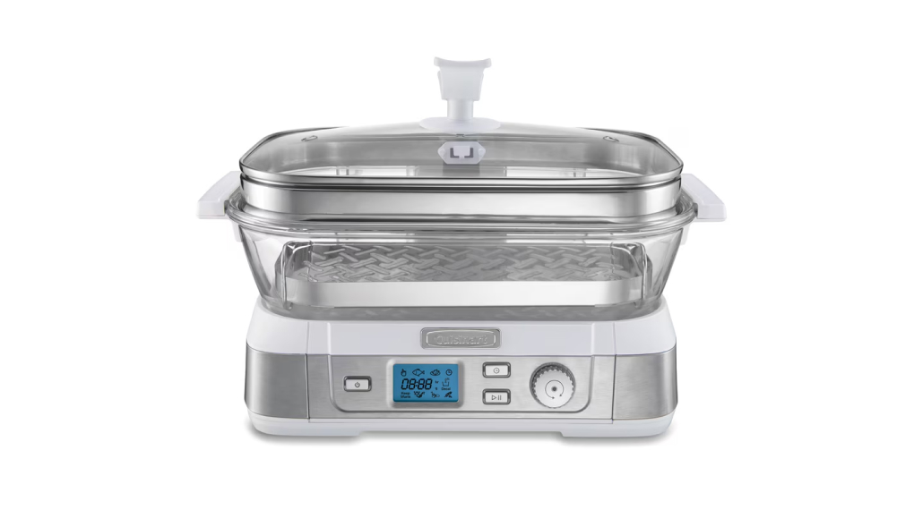 Nồi hấp điện Cuisinart 5 lít STM-3000HK - Cấu tạo, chất liệu nồi Nồi hấp điện Cuisinart 5 lít STM-3000HK