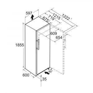 tu dong dung doc lap liebherr 277 l sfnbsh 5267 prime nofrost 11 Gia Dụng Đức Đà Nẵng