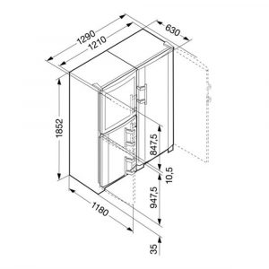 Tủ lạnh kết hợp tủ rượu Liebherr 602 L SBSES 7165 NoFrost 14 tu lanh ket hop tu ruou liebherr 602 l sbses 7165 nofrost 12 Gia Dụng Đức Đà Nẵng