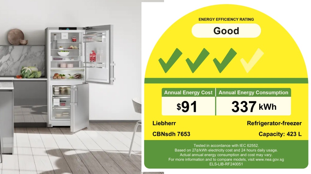 Tủ lạnh Liebherr 410 lít CBNsdh 7653 Prime BioFresh NoFrost - Công nghệ tiết kiệm điện Tủ lạnh Liebherr 410 lít CBNsdh 7653 Prime BioFresh NoFrost - Công nghệ tiết kiệm điện