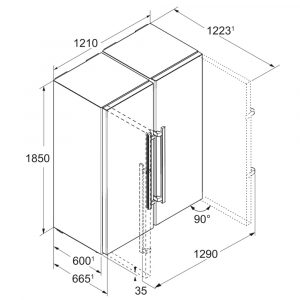 Tủ lạnh Liebherr 629 lít SBSbs 8673 Premium BioFresh NoFrost 13 tu lanh liebherr 629 lit sbsbs 8673 premium biofresh nofrost 13 Gia Dụng Đức Đà Nẵng