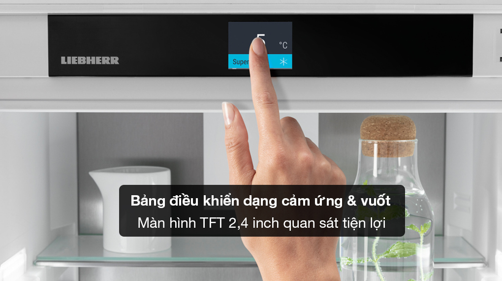 Tủ lạnh Liebherr 640 lít XRFbsh 5265 Prime BioFresh NoFrost - Bảng điều khiển hiện đại, dễ thao tác 