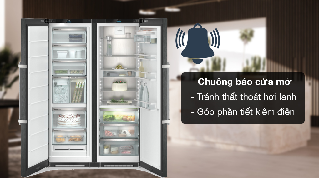 Tủ lạnh Liebherr 640 lít XRFbsh 5265 Prime BioFresh NoFrost - Tiện ích chuông thông báo