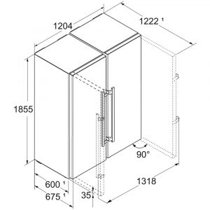 tu lanh liebherr 640 lit xrfbsh 5265 6 Gia Dụng Đức Đà Nẵng